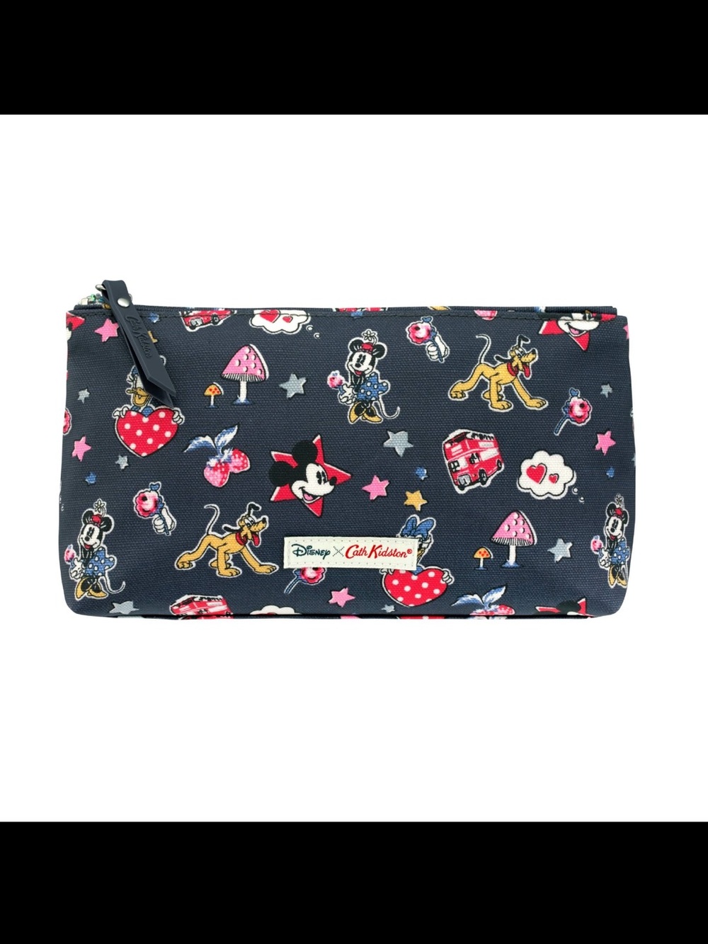 Cath Kidston Black Disney Character Print Cosmetic Pouch